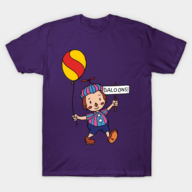 Baloon Boy T-Shirt by joshthecartoonguy